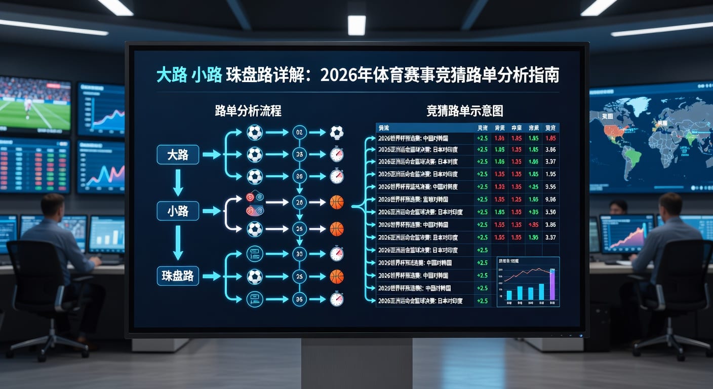 足球盘路解析：大路、小路、珠盘路，2026年世界杯投注网深度分析
